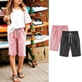 thumbnail image 4 of breaise 2 Pack Kids Shorts Toddler Boys Girls Athletic Shorts Kids Drastring Elastic Waist Running Shorts with Pockets, 4 of 4