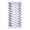 Y1030, variant on Half-eye false eyelashes, 10 pairs, clear band, extra dense at outer corner, natural & lively, thick & crisscross