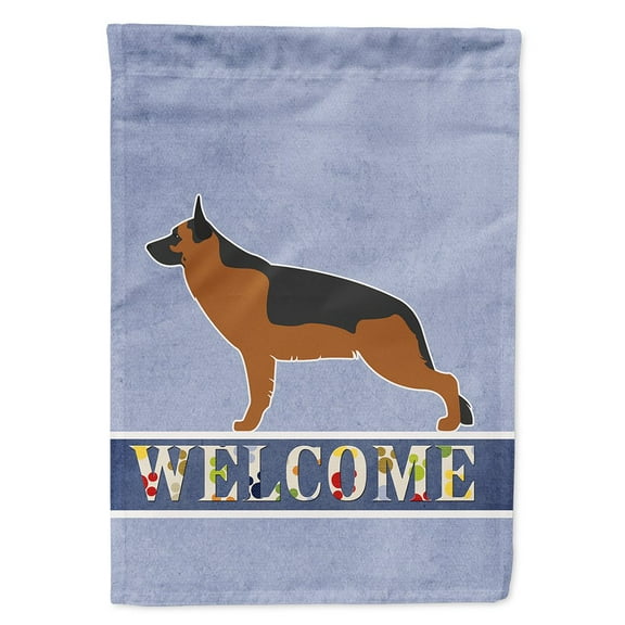 Carolines Treasures BB5528CHF German Shepherd Welcome Flag Canvas House Size Large multicolor