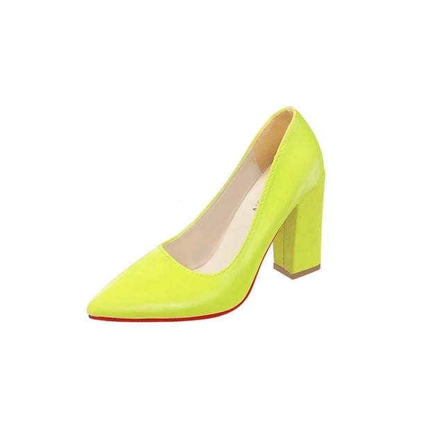 Amzcrzy Zapatos de mujer,Zapatos de mujer,Zapatillas de mujer, Zapatos de tacón alto con punta puntiaguda y tacón grueso para mujer, informales, multicolores Sandalias Mujer Zapatillas De Casa