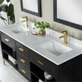 thumbnail image 6 of Kesia 72" Double Bathroom Vanity Set in Black Oak with Mirror, 6 of 9