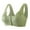 Green, variant on Daisy Bra for Women - Comfortable Front Close Button Cotton Bras for Older Women, No Underwire - Multiple Sizes