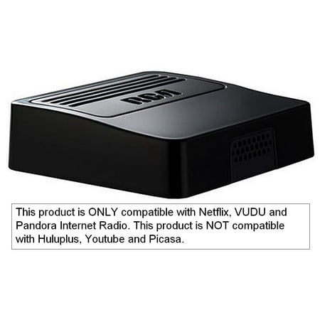 RCA Wi-Fi Streaming Media Player with 1080p HDMI & AV Outputs, Instantly Streams Movies & TV Shows, Netflix, Vudu, Pandora, Black, DSB772WE/DSB872WR (Best British Tv Shows On Netflix Streaming)