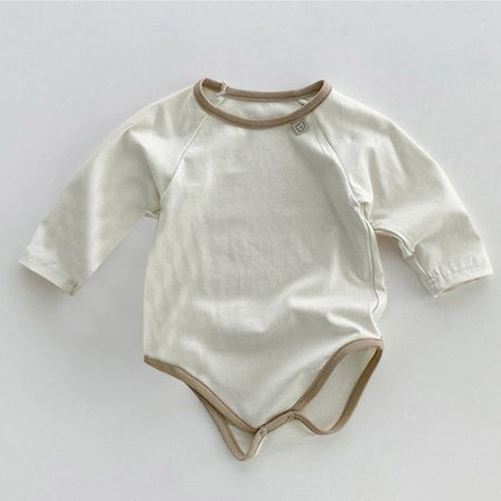 

Hunpta Baby Newborn Infant Girls Boys Cotton Winter Autumn Patchwork Long Sleeve Romper Bodysuit Clothes
