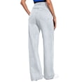 thumbnail image 4 of Holzkary Women's High Waisted Wide Leg Jeans Baggy Denim Pants Wash Casual Loose Fit Trousers with Pockets Straight Leg Jeans for Women,Loose Boyfriend Denim Pants Baggy Jeans for Women L, 4 of 9