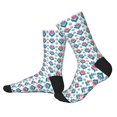 thumbnail image 2 of Bingfone Compression Socks for Women and Men Long Socks for Running Athletic Cycling Nurse- Tulips Flowers, 2 of 7