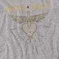 thumbnail image 2 of Bon Jovi Greatest Hits Women's T Shirt, Athletic Heather, X-Large, 2 of 6
