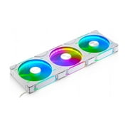 Phanteks D30-140 DRGB PWM FAN 3Pack, Premium D-RGB Performance Fans, ARGB/DRGB lighting, Daisy-chain Fan Linking system, White, 3Pack