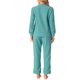 thumbnail image 3 of Conjuntos de sudadera para mujeres INSPIRE CHIC de 2 piezas, conjuntos de lounge de franela suave, suéter y pantalones, conjuntos de pijama XL verde, 3 of 6