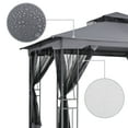 thumbnail image 4 of EGEIROS LIFE 12' x 10' Double Roof Patio Gazebo, Waterproof Zippered, 4 of 12