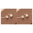 thumbnail image 1 of Qarigey 1 par de pendientes de cubo con diamantes de imitación brillantes, tachuelas, sencillo , decoración de joyería para hombres y niñas Type1 NO1, 1 of 6