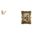thumbnail image 1 of Figura de pájaro, estatua de animal de resina, marco de fotos ornamentado, marco , decoración del hogar, material ecológico hecho a mano, adecu, 1 of 8