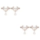 thumbnail image 1 of Jumpingount Anillos para pezones, Piercings falsos a la moda, cómodos, duraderos, resistentes, joyería decorativa, joyas pedantes para vestirse Oro rosa 2piezas, 1 of 6