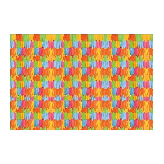 Fiesta Fringe Print Backdrop - Party Decor - 3 Pieces