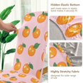 thumbnail image 5 of Yayeee 4 Pack Dining Chair Covers Stretch Parson Chairs Slipcovers Seat Protector, Cute Oranges, 5 of 6
