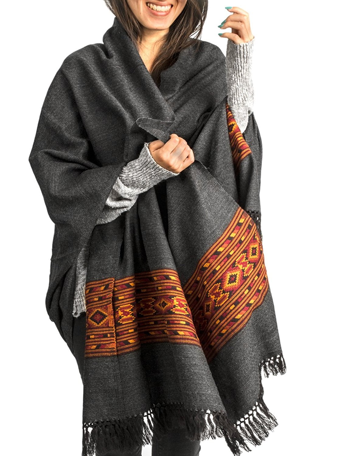 Wool Scarf scarf women hand made embroidered shawl wool shawl wrap, pashmina shawl