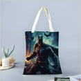thumbnail image 2 of Batman / Bat Man Bolso de tela con estampado de lienzo para mujer, bolsa de compras reutilizable y estética, con cremallera interior, regalo para mujer,38*45cm., 2 of 6