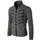 thumbnail image 4 of Ropa gótica Steampunk para hombre, chaquetas militares, chaqueta Medieval Vintage, cuello levantado, abrigo de Rock, abrigo Retro Punk, 4 of 4