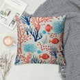 thumbnail image 2 of COMIO  Ocean Seagrass Coral Fish Throw Pillow Covers Soft Square Cushion Pillowcase for Sofa Couch Home Decor, 2 of 5