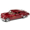 thumbnail image 2 of 1948 Tucker Torpedo Red Maroon Met. w/Poker Chip & Game Card "Trivial Pursuit" 1/64 Diecast Model Car by Johnny Lightning, 2 of 3