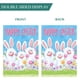 thumbnail image 1 of Bandera De Pascua Decoraciones de Pascua Conejo de Bienvenida Bandera de Bienvenida Decoración Exterior (E) Likrtyny Libre de BPA, 1 of 9