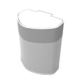 thumbnail image 1 of Basurero Para Cocina Blanco Prat-k 5lts, 1 of 1