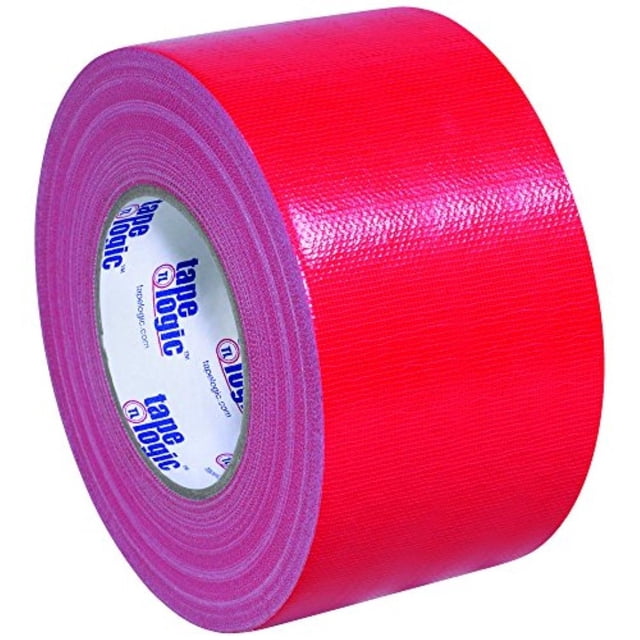 Tape Logic (3 Pack) Multipurpose Red Duct Tape, 3 Inch x 60 Yards, 10.0 Mil Thick, for Labeling, Patching, Temporary Repairs, Marking and Social Distancing