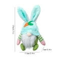 thumbnail image 4 of 2PCS Faceless Gnome Dolls Plush Toy, Minimalist Easter Spring Home Decor Set, Soft Plush Toy Ornaments for Holiday Tabletop and Shelf Display(E), 4 of 5