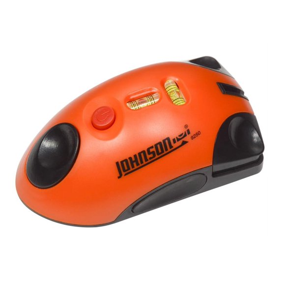 Nivel láser Johnson 9250 Laser Mouse, alcance de 9 m, para nivelación interior