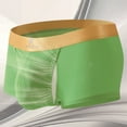 thumbnail image 3 of LNWUY Mens Underwear Boxer Briefs Soft Breathable Comfortable Trunk Underwear for Men with Pouch Green M, 3 of 4
