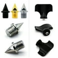 thumbnail image 5 of 48 PCS 6.4mm 1/4 inch Pyramid Track Spikes Steel Alloy Spike Replacements for Sprint Running, Cross Country, Include Wrench, 5 of 8