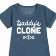 thumbnail image 3 of Instant Message - Daddy's Clone - Toddler & Youth Girls Fleece Dress, 3 of 6