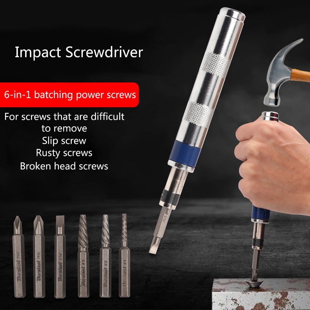 ROZYARD Quality 1/4 Drive Impact Driver for Household Maintenance Home Repair Tool