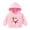 Pink, variant on Toddler Boys and Girls Cotton Hooded Sweatshirt Shirt Long Sleeved Pattern T-Shirt Printed Round Neck Short Top