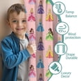 thumbnail image 3 of Blackout Kids Curtains,Colorful Princess Pattern Childrens Insulated Curtains Set Of 2,Bedroom Essentials,Toddler Room Decor 42"x84", 3 of 5