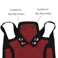 thumbnail image 6 of Chicken Saddle with Straps for Small Medium Large Hens, Breathable Canvas Apron with Metal Snaps for Protection From Rooster Treading, Promotes Ing and Feather Regrowth for Backyard Chicken, 6 of 8