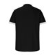 thumbnail image 5 of Playera Elvqul Hombre Liso Economicas Negro Algodón Abotonada Cuello Mao Manga Corta, 5 of 6