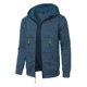 thumbnail image 1 of Ceisia Men's Outdoor Sports Jacket Hooded Long Sleeve Summer Loose Fit with Zipper Gift, 1 of 6