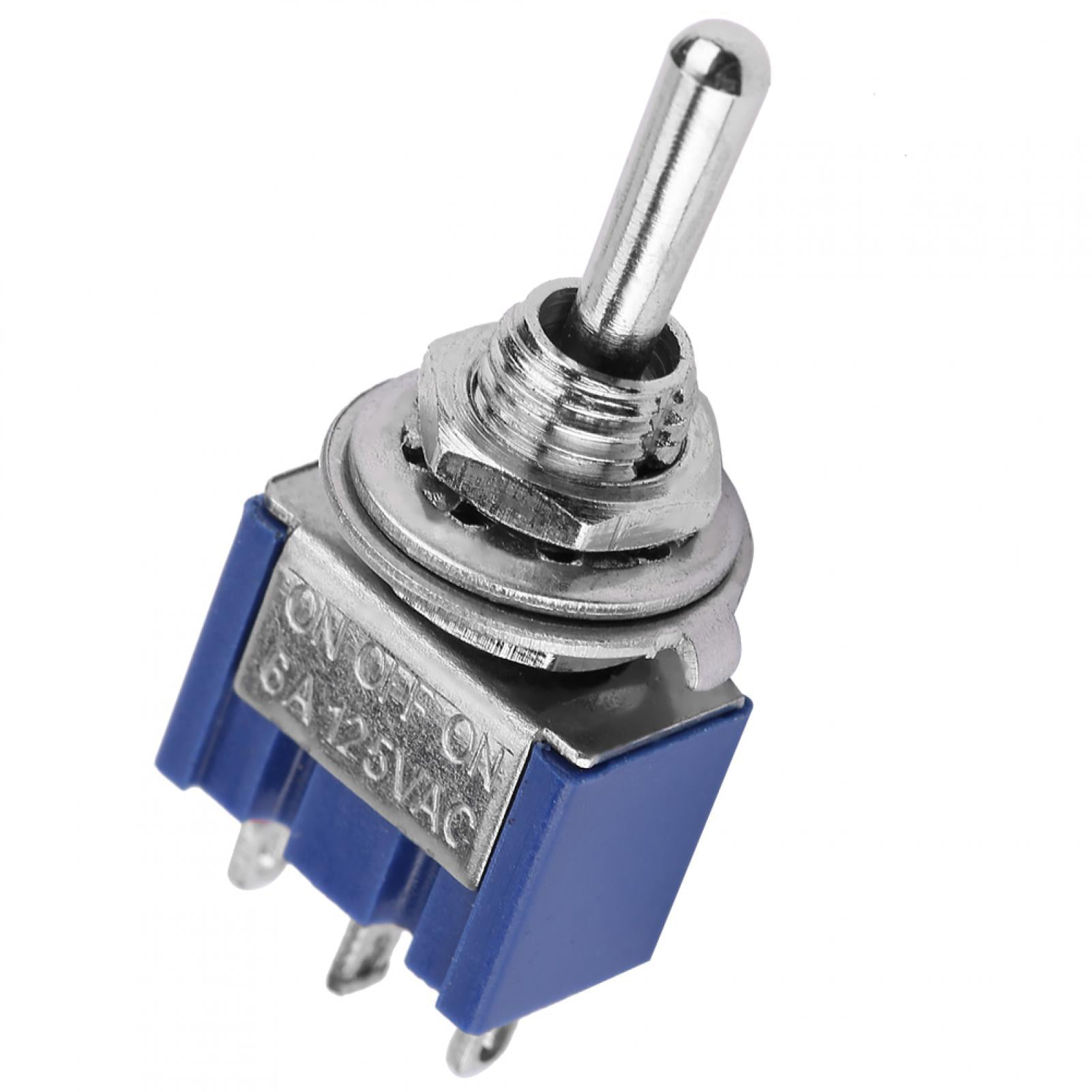 Details about   ON/ON SPDT Mini Toggle Switch 6 amp 125 VAC.