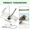 thumbnail image 3 of 3D Lifelike Dragonfly Clip On Outdoor Decor With Hand-Painted Details And Expansive Wings, Natural Pest Repellent For Bees And Mosquitoes, Suitable For Hats Backpacks Camping, 3 of 8