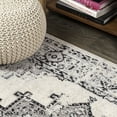 thumbnail image 5 of JONATHAN Y BOHEMIAN FLAIR 2 x 8 Runner Rug, Inigo Cottage Medallion - Dark Gray/Cream, BMF107B-28, 5 of 9