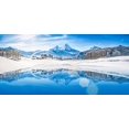 thumbnail image 2 of BSDHOME Polyester 5x7ft Blue Lake Snow Mountains Photography Backdrop Nature Photo Background, 2 of 3