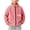 A Pink, variant on Boys Girls Fall Winter Solid Stand Collar Full Zip Fleece Jacket With Side Pockets, Soft Casual Coat,Navy