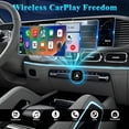 thumbnail image 3 of VFM 2-in-1 Wireless Carplay Adapter for Apple CarPlay & Android Auto, Mini USB Design with Type-C and Extension, Plug and Play, Stable Connection, Black, 3 of 9