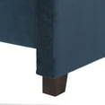 thumbnail image 5 of SAFAVIEH Theron Modern Elegant Upholstered Bed Frame with Nail Heads, Queen, Navy, 5 of 8