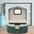 thumbnail image 2 of Large Jewelry Storage Case with 2 Drawers - for Women Girls Jewelry Box Organizer, 2 of 16