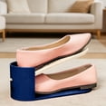 thumbnail image 1 of Organizador de zapatos apilable de doble capa: zapatero de plástico con altura ajustable, diseño antideslizante y ventilado, ideal para ahorrar espacio en el armario o la entrada., 1 of 6