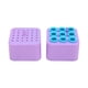 thumbnail image 5 of Portafresas dentales de plástico resistente al polvo, con múltiples orificios, gran capacidad de limpieza, esterilizable en autoclave, color morado, 5 of 14