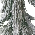 thumbnail image 2 of Northlight Heavily Flocked Pine Sprig Artificial Christmas Tree - 47", 2 of 3