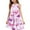 #A23-Purple Pink, variant on Abcomgle Cute Sundresses Dresses for Girls 10-12 Casual Halter Neck Sleeveless Girls Dresses Floral Print Sundresses A-line Swing Beach Dresses 7-8 Years,Light pink